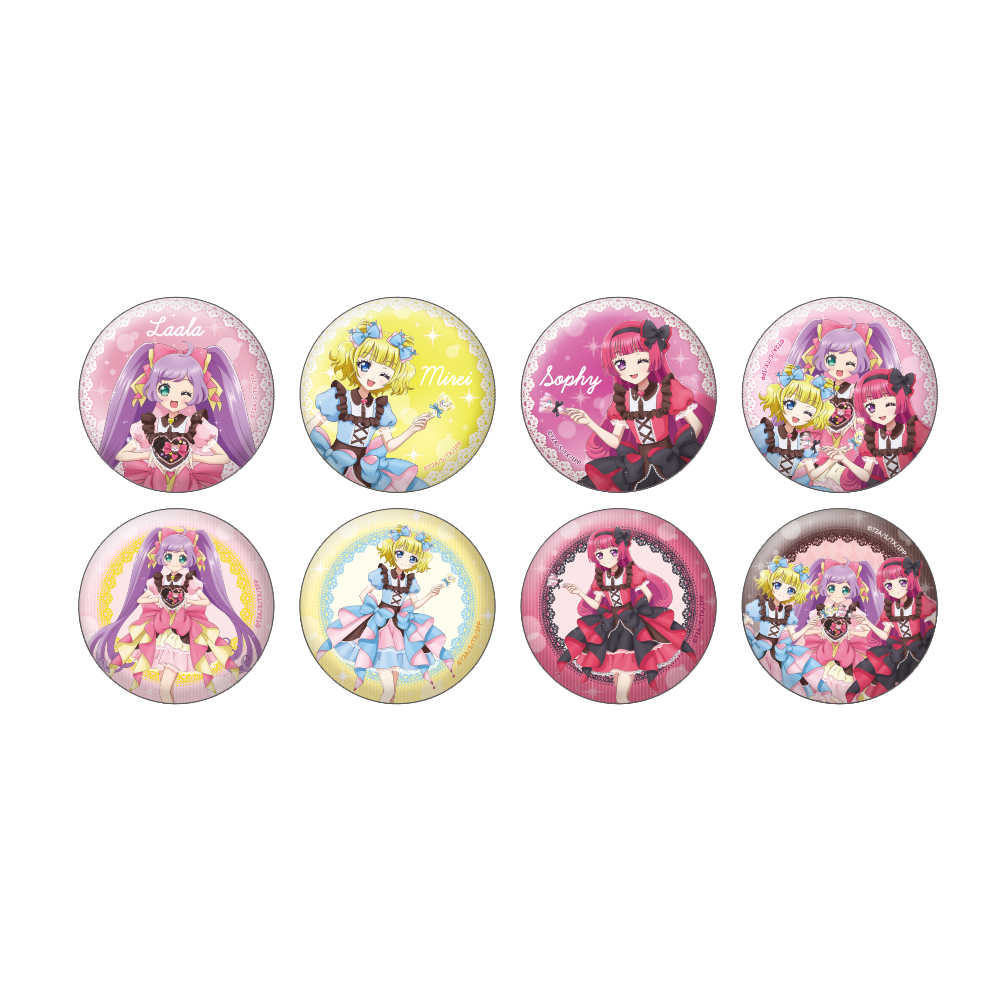 アンダーホログラム仕様トレーディングキラキラ缶バッジブラインド商品 全8種BOX 5,280円(税込み) PCS 660円(税込み)